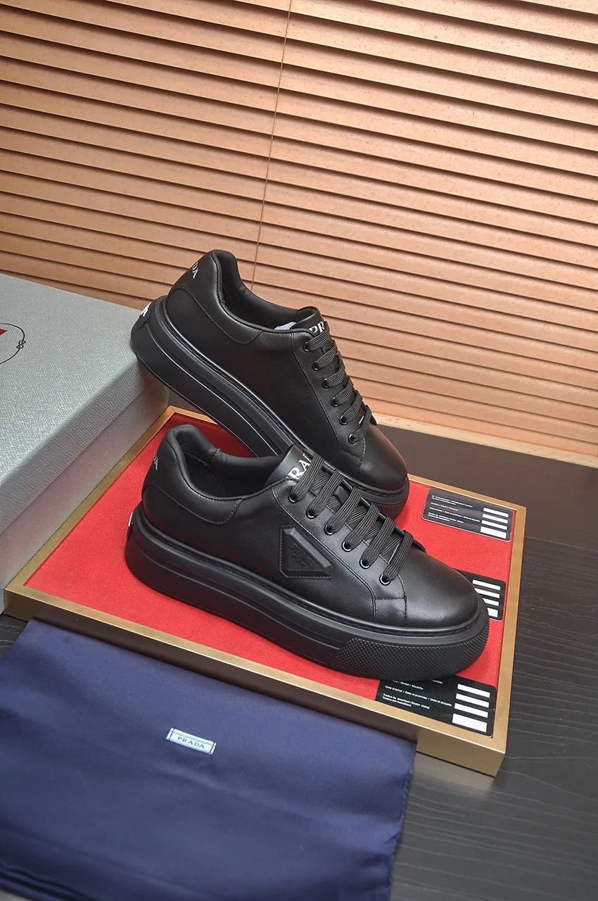 Men's shoes 💰580💶【PRADA】Top original, new season, high quality original goods, top imported calfskin with original imported glue, imported cowhide inside with original cowhide feet, original outsole! Quality guaranteed! Code 38-45 (45 customized)